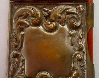 Antique Art Nouveau Aide Memoire Dance Card