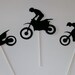 Dirt Biking Centerpiece or Cake Topper (237C)