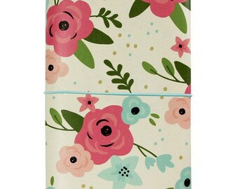 Simple Stories - Carpe Diem - Bloom Collection - Traveler's Notebook - Cream Blossom - Journal your Praise!
