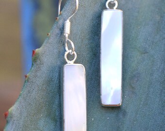 Mother-of-Pearl on Sterling silver - Earrings