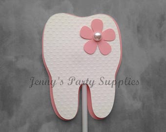 Baby's First Tooth Cake Toppers, 1st Tooth Cake Decoration, First Molar Cake Topper