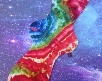 18" Super Night, Post Partum Flow, Reusable, Washable CSP Pad - Bamboo Velour, Zorb3d and SHOBF Core, Windpro Backed By Crimson Moon