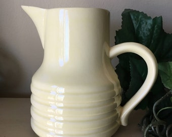 USA Pottery Ringed Creamer Pitcher