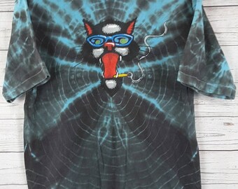 VINTAGE Blues Traveler Tie Dye T shirt LARGE