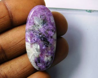 Charoite loose gemstone, Rare- Charoite loose stone, Natural charoite cabochon gemstone, Purple Russian charoite gemstone 31 Cts. R-3110