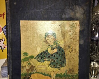 Vintage Children's Book - Mother Goose Nursery Rhymes 1922