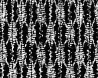 Patchwork fabric Michael Miller Indigo Sashiko Black Black