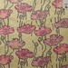 Jacquard floral tapestry, pink flowers on crem base tapestry, W-53" price for 1y.ready to ship