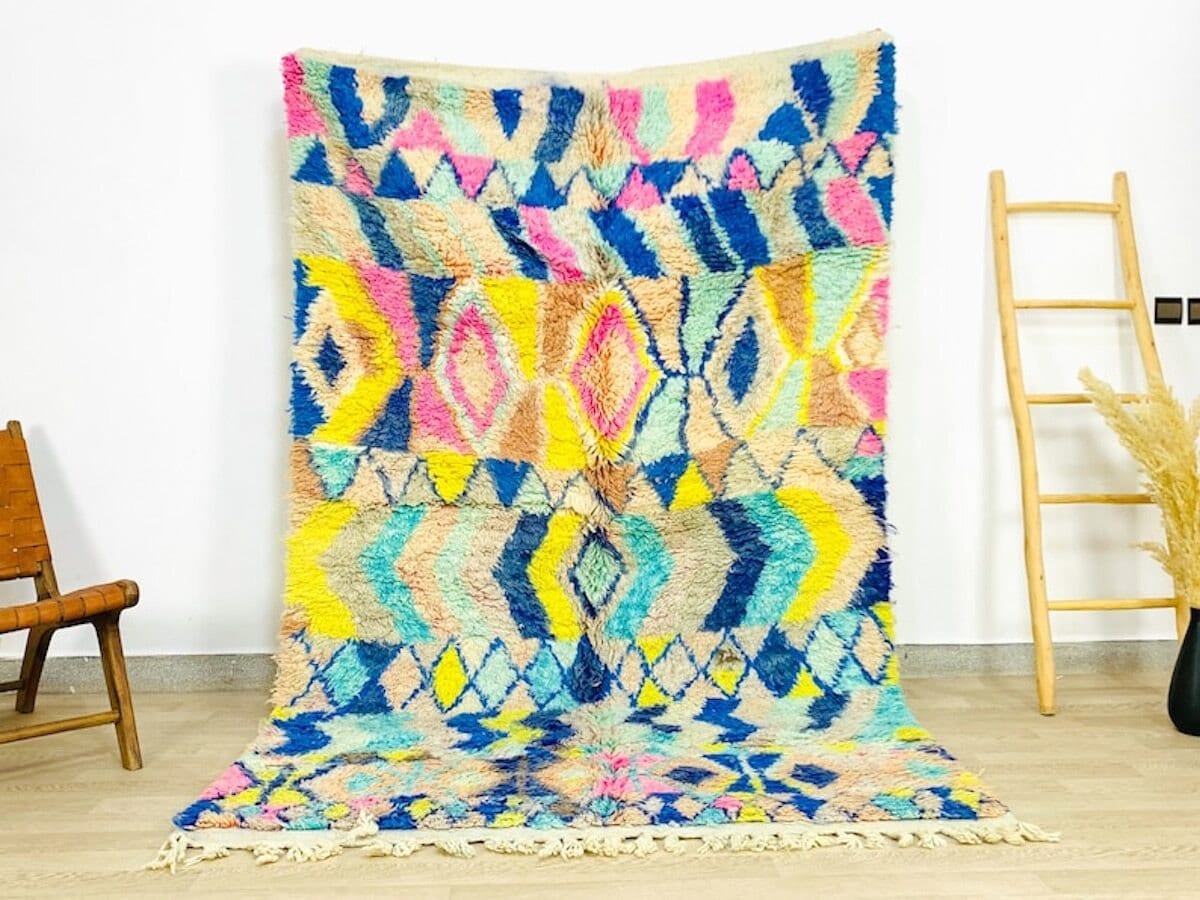 Woven rug on Etsy