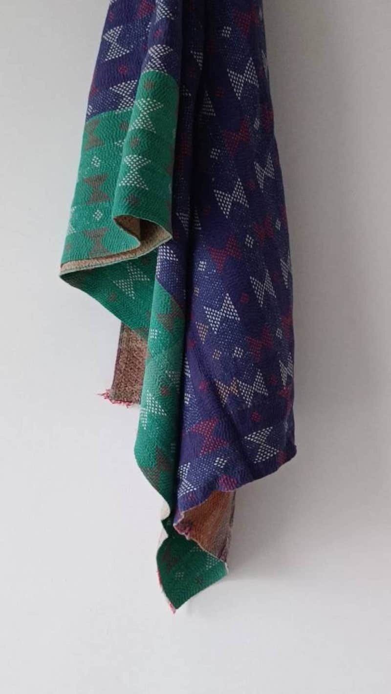 Kantha reversible throw from Etsy seller ShopGulaal