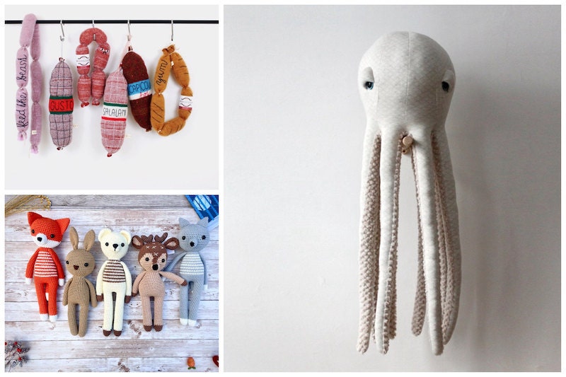 Best gifts for babies fun plush toys from Etsy Best gifts for babies fun plush toys from Etsy