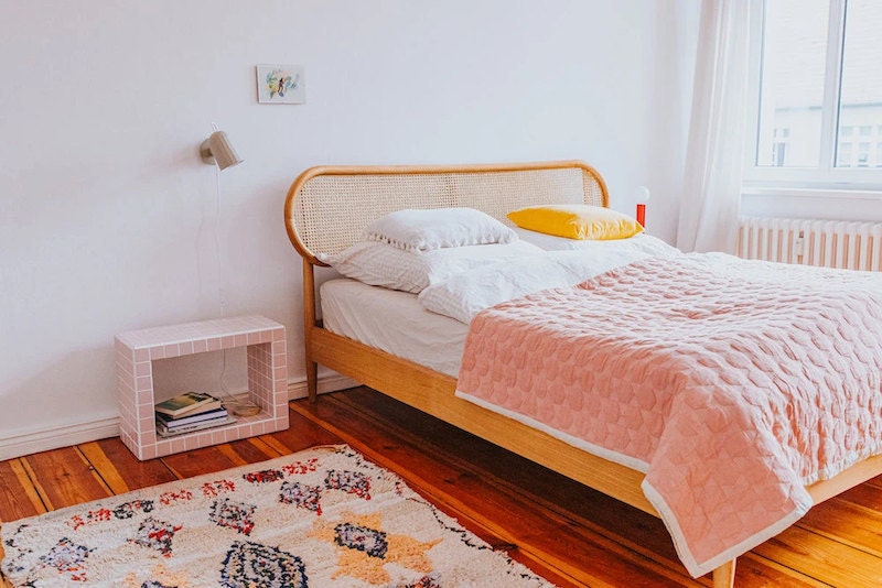 Etsy seller Frauke Schyroki's colorful Berlin bedroom Etsy seller Frauke Schyroki's colorful Berlin bedroom