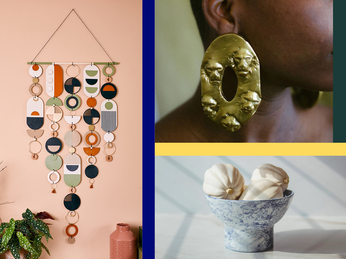 A collage of winning items from the 2022 Etsy Design Awards