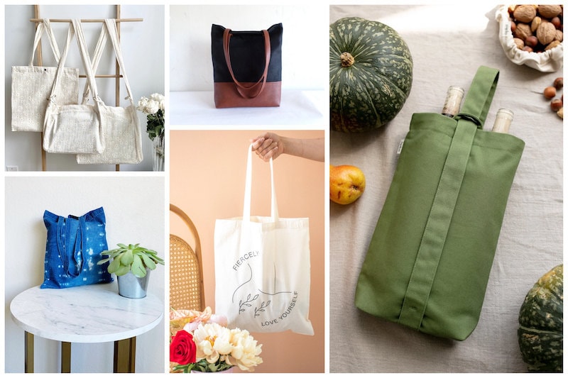 Tote bags from Etsy Tote bags from Etsy