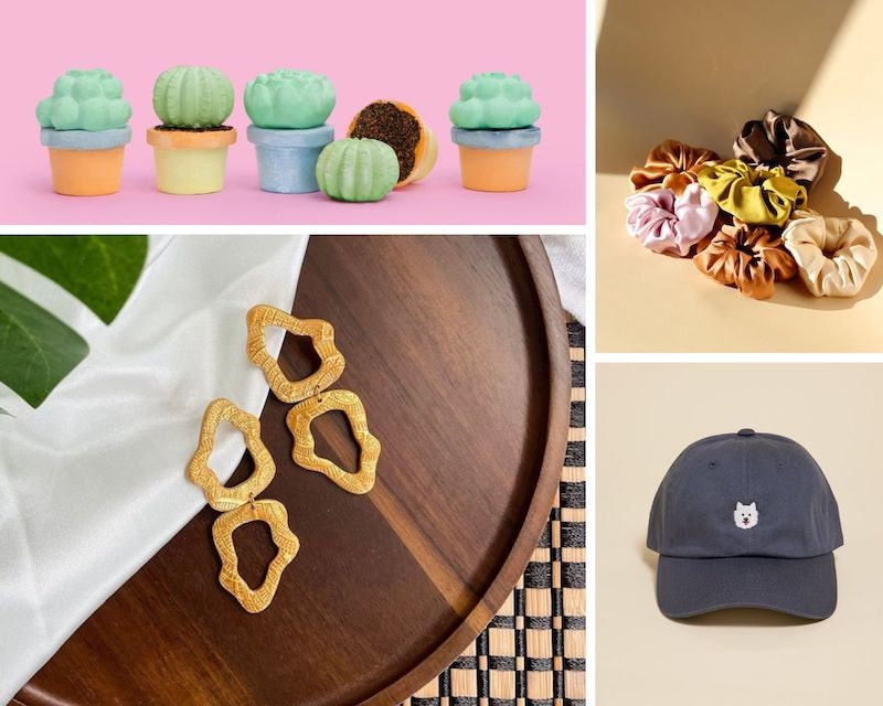 A collage of Etsy gifts under $50.