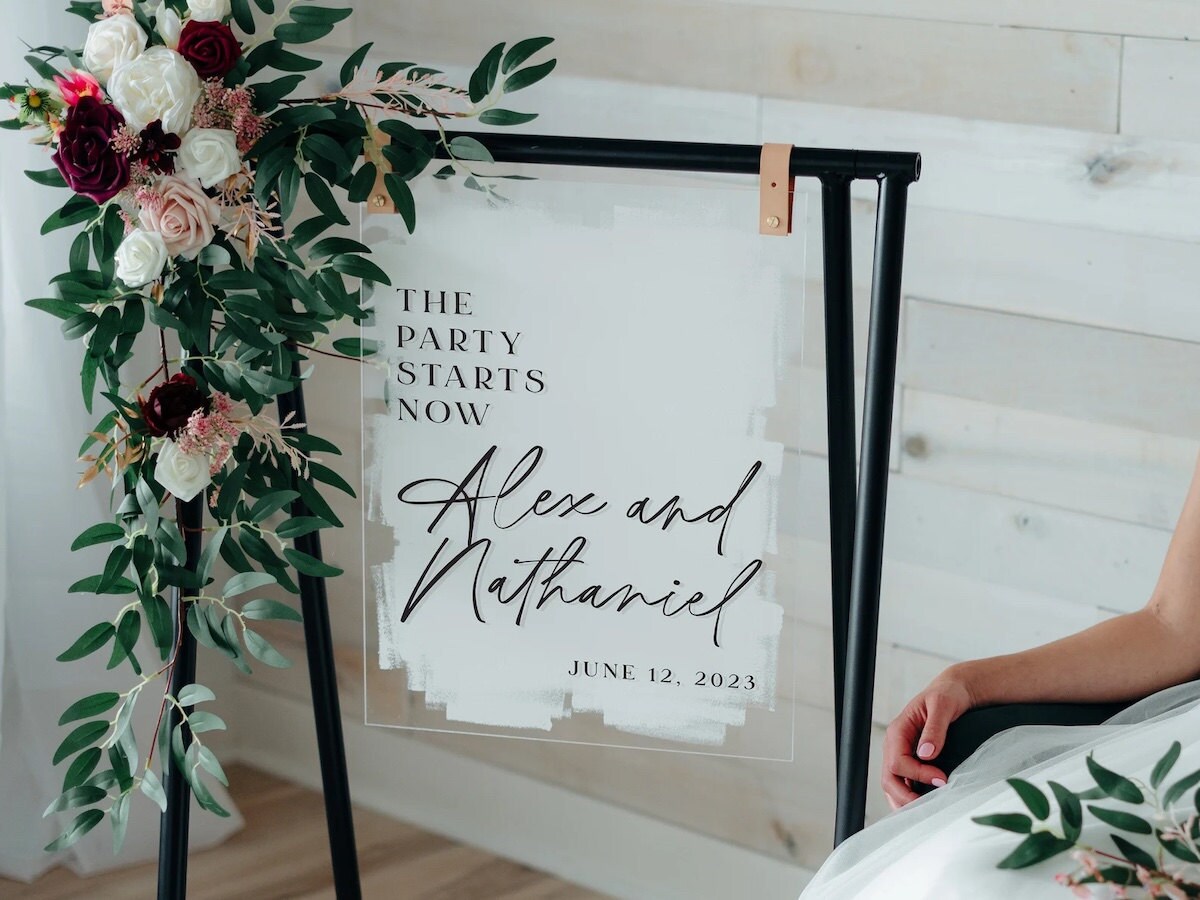 Creative Wedding Sign Ideas and Templates Etsy