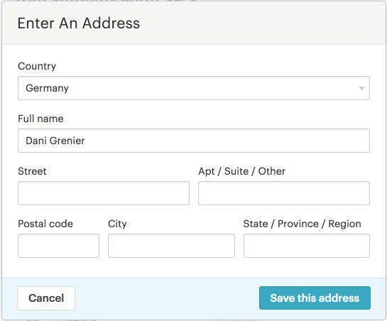 germany-address-form