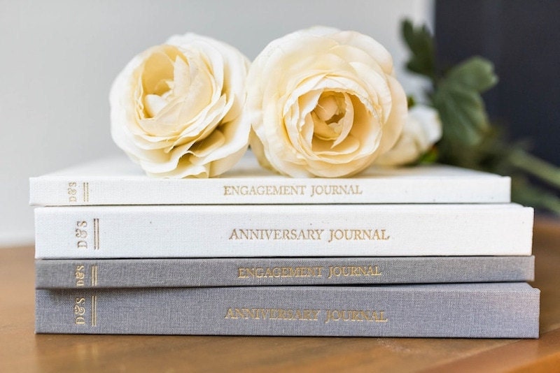 Anniversary journal from Etsy