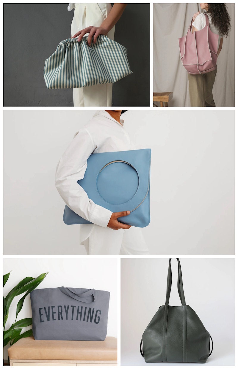 Etsy's oversized bag trend Etsy's oversized bag trend