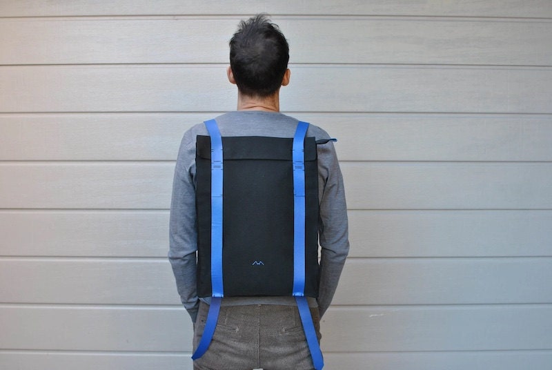 Minimalist laptop backpack from Etsy