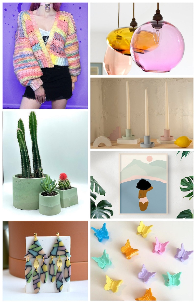 Pastel finds from Etsy Pastel finds from Etsy