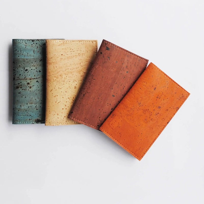 Slim cork wallet for men