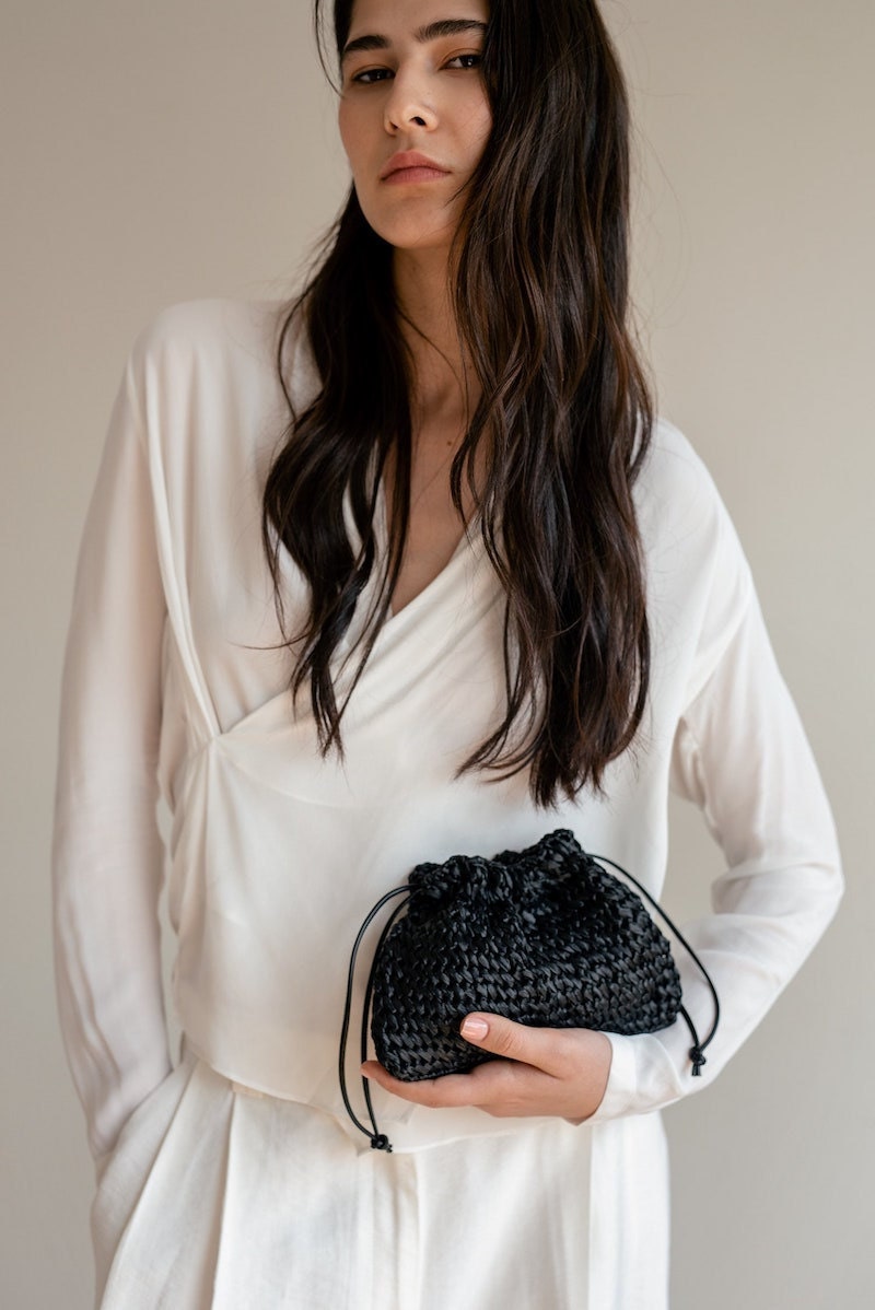 Crochet pouch bag from Etsy seller Plexida