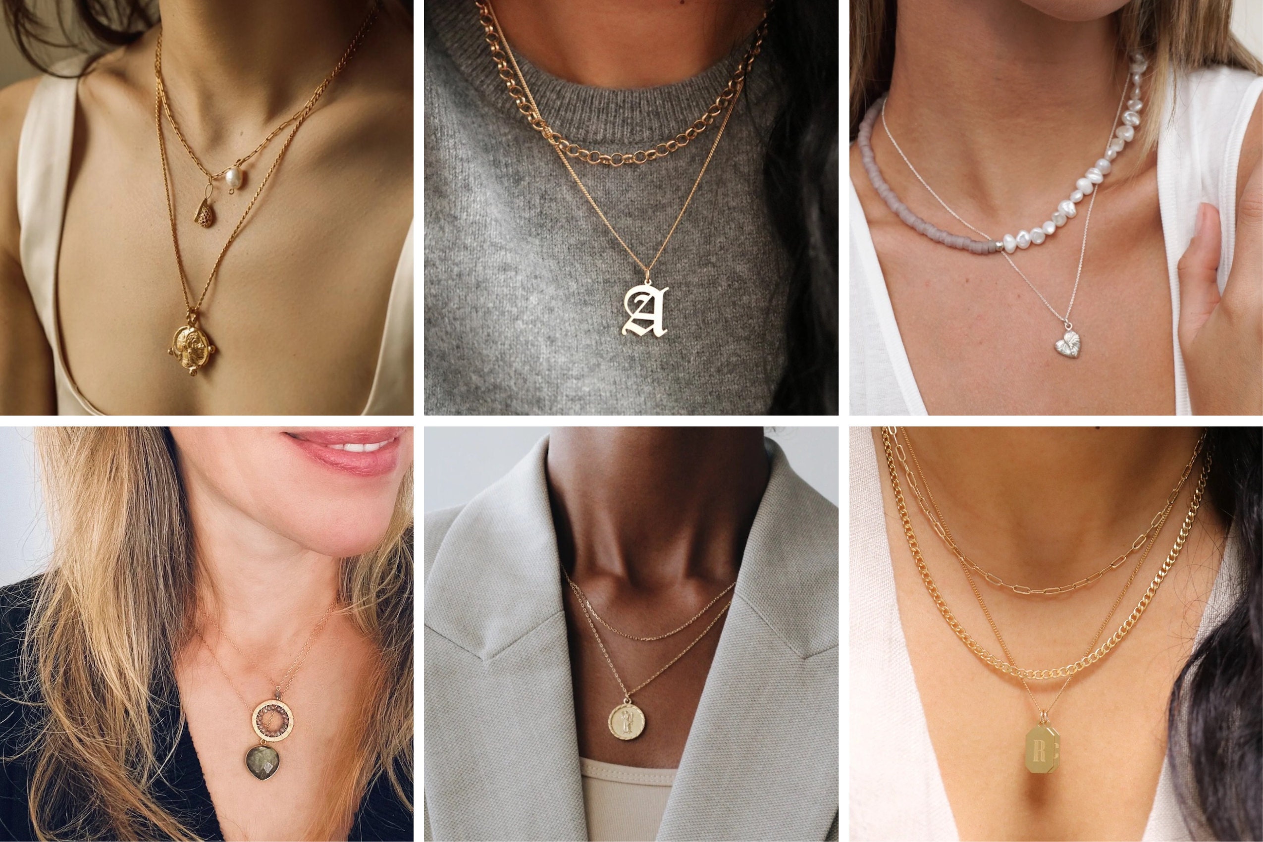 How to Layer Necklaces Helpful Tips to Avoid Tangles Etsy