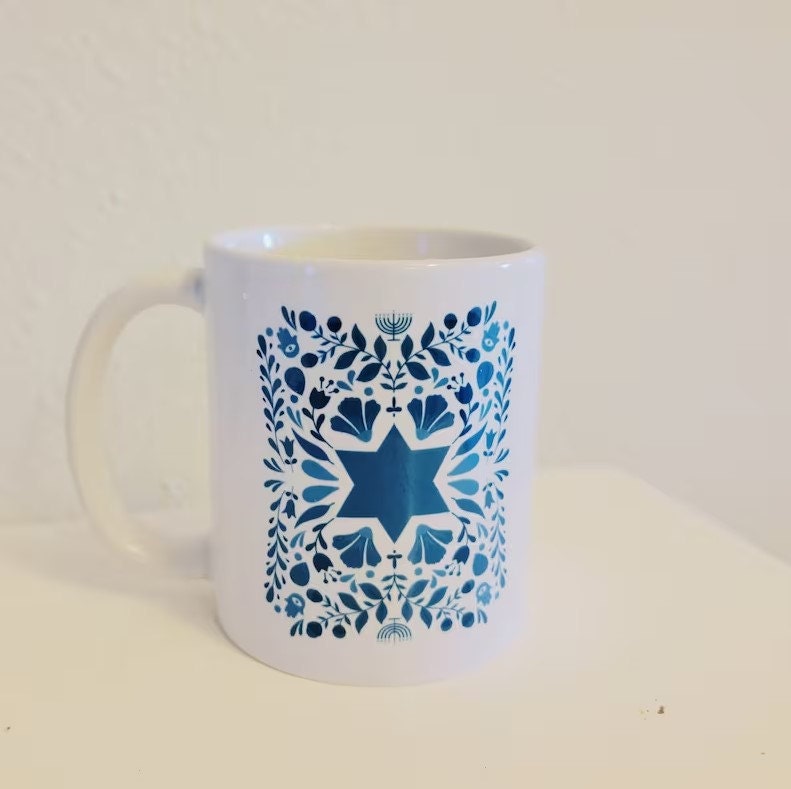 Hanukkah mug from Etsy