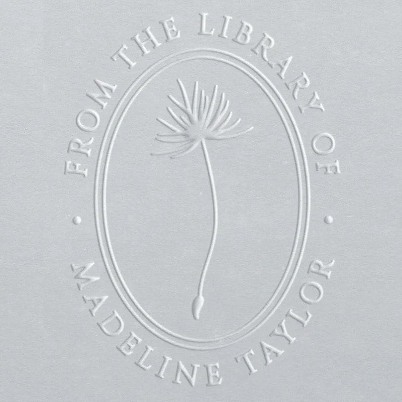 Personalized embossing stamp