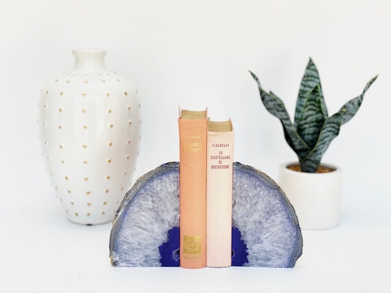 Agate bookends for teachers from Etsy Agate bookends for teachers from Etsy