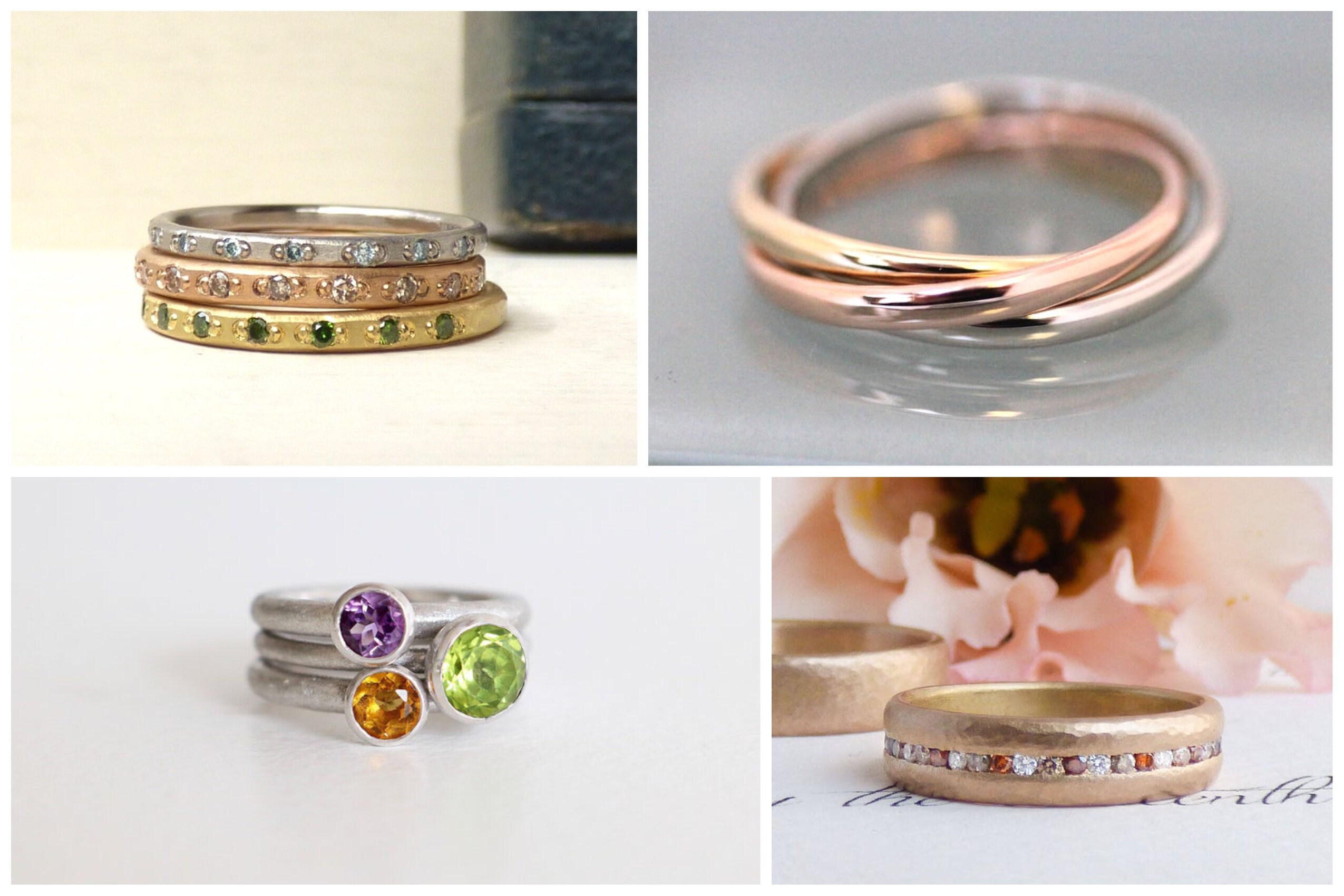Stackable eternity band engagement rings from Etsy Stackable eternity band engagement rings from Etsy