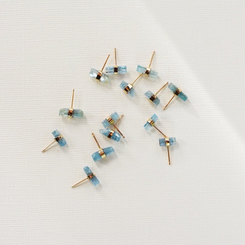 March aquamarine earrings