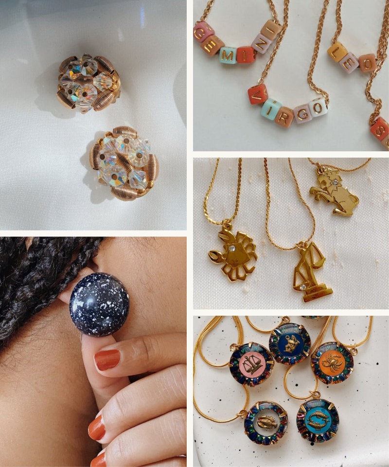 Eclectic vintage jewelry on Etsy