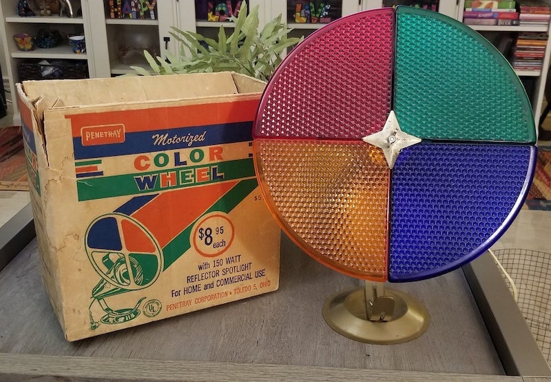 Vintage color wheel for aluminum Christmas trees