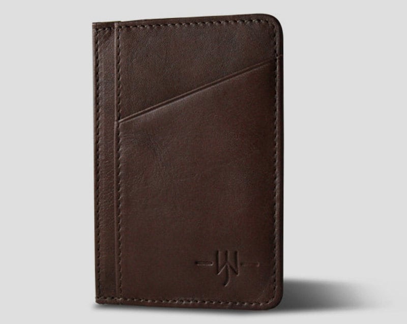 Best thin wallet: minimalist leather wallet