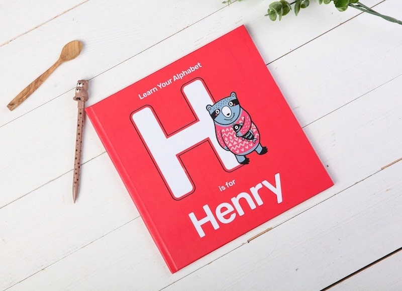 Personalized ABC book from Etsy