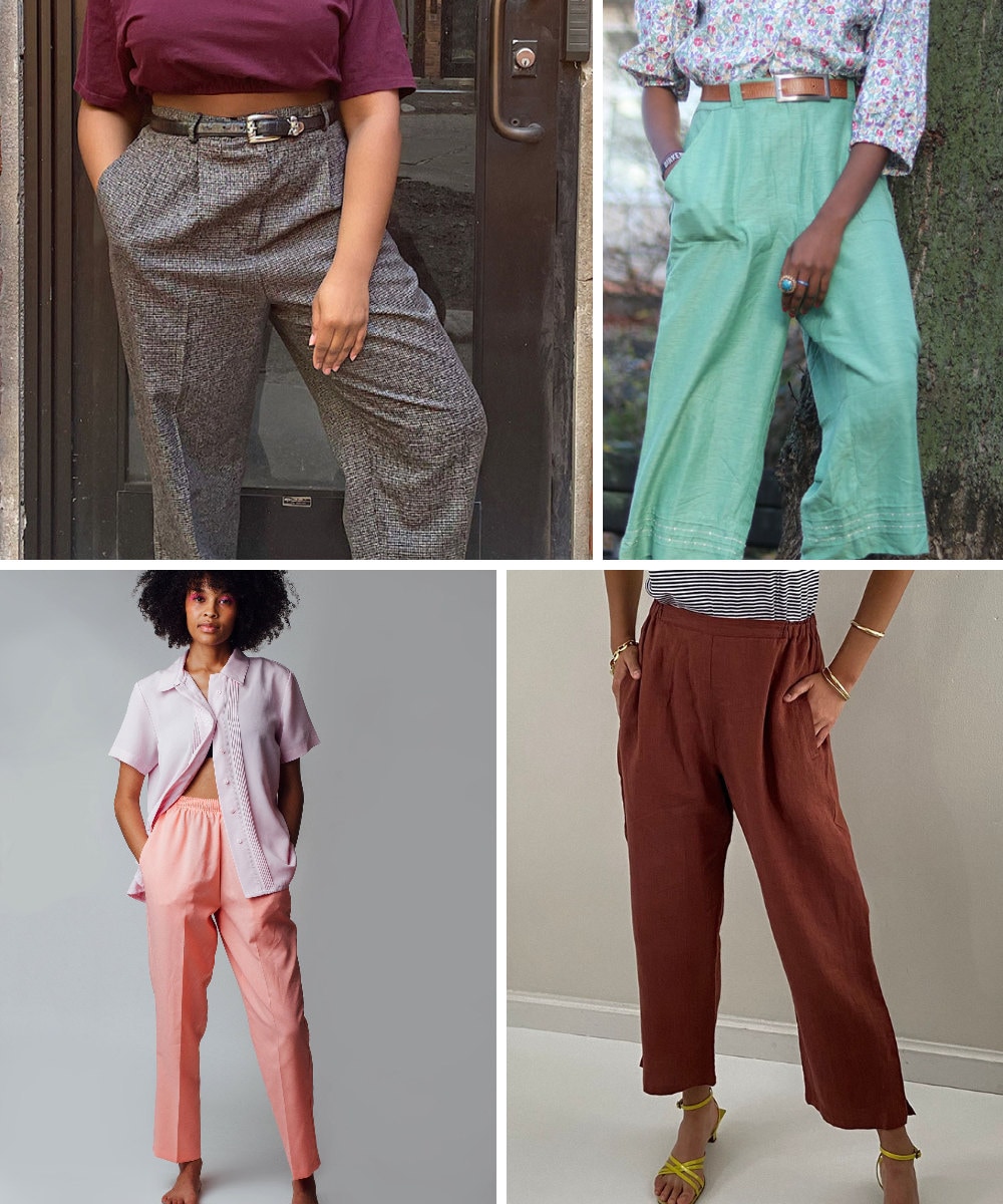 Muxika Linen Pants For Women High Waisted Pants Drawstring Elastic Business  Casual Pants Work Pants Paper Bag Pants Loose Flowy Dress Pants Comfy  Trousers Straight Pants With Pockets 