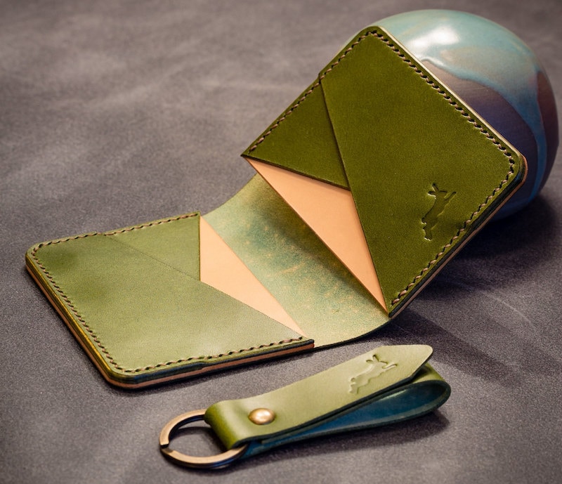 MandRN The Cardholder Luxe Leather Wallet