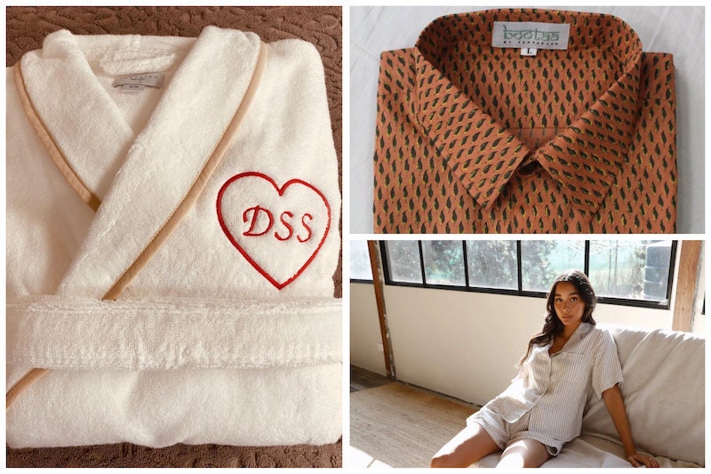 How to wrap pajamas - Pajama wrapping ideas from Etsy How to wrap pajamas