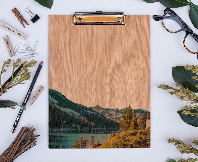Personalized landscape clipboard from Etsy Personalized landscape clipboard from Etsy