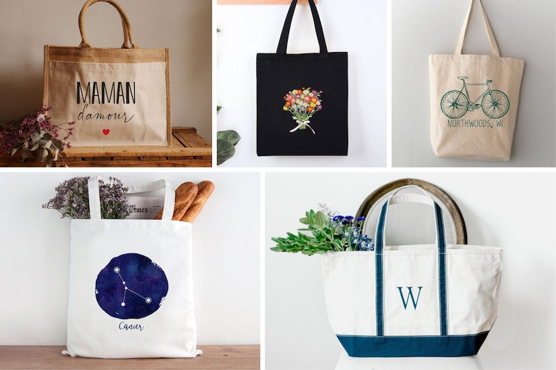 Personalized burlap bag, embroidery kit for tote bag, bicycle tote bag, monogrammed tote bag and astrology canvas bag Personalized burlap bag, embroidery kit for tote bag, bicycle tote bag, monogrammed tote bag and astrology canvas bag