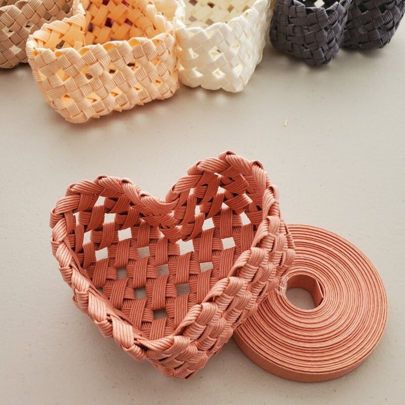 Woven paper heart craft kit from Etsy