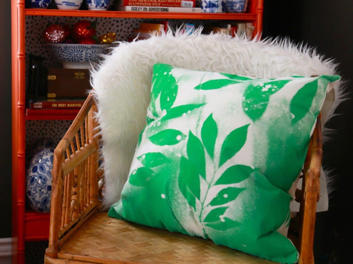 DIY Botanical Decor How to BleachDye Fabric at Home Etsy