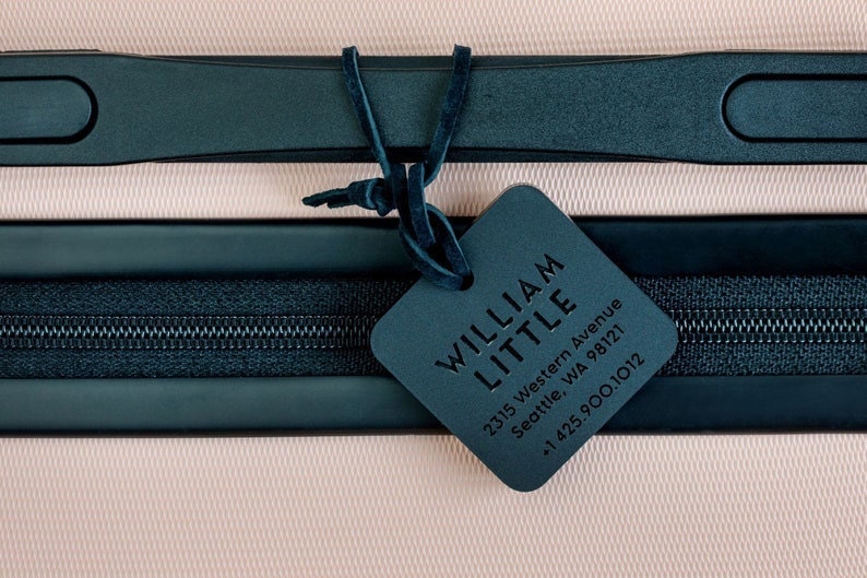 Personalized luggage tag for teachers gifts from Etsy