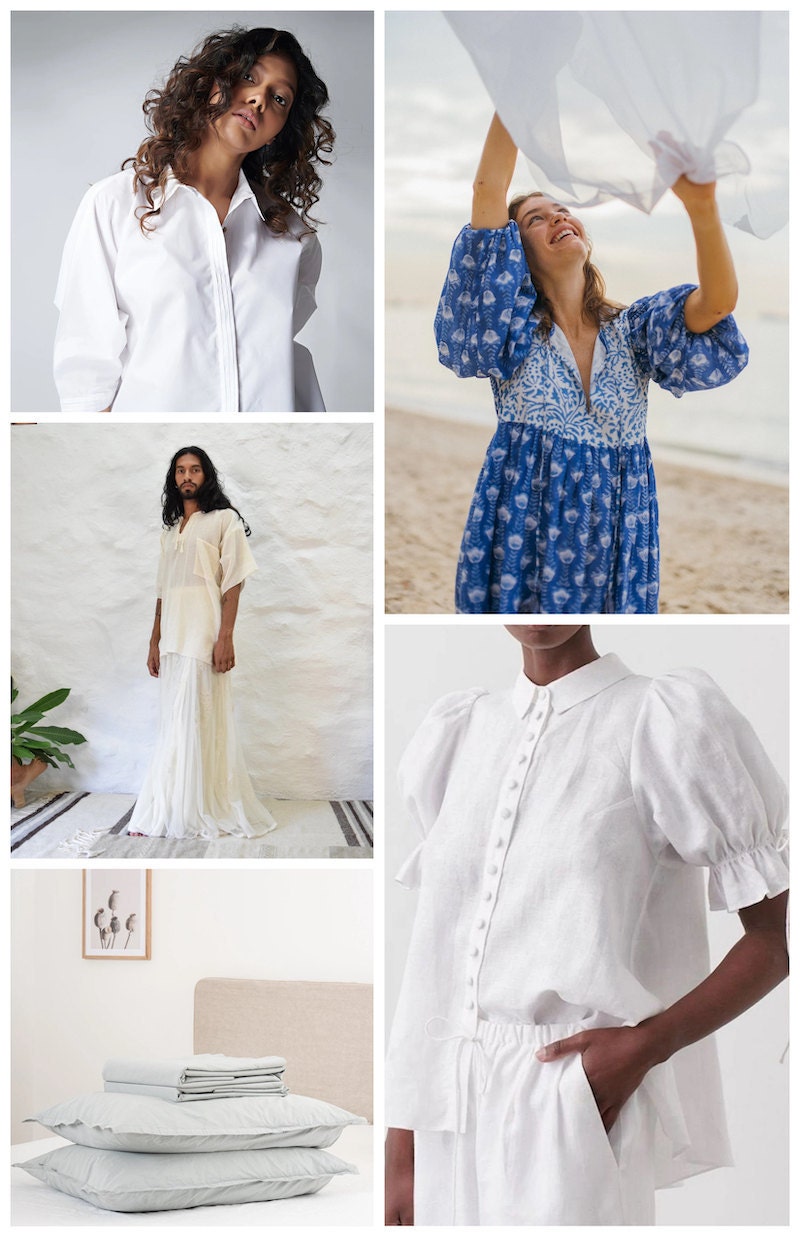 Coastal Grandmother Style: Cotton Coastal Grandmother Staples from Etsy Coastal Grandmother Style: Cotton Coastal Grandmother Staples from Etsy
