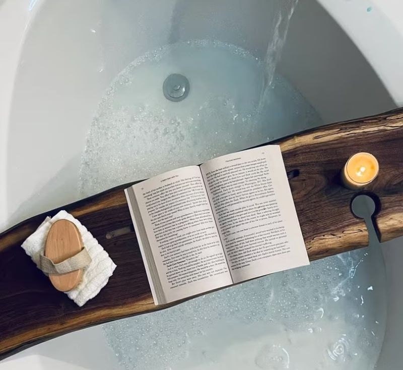 The Best Bathtub Trays to Turn Your Bathroom Into a Sanctuary Etsy