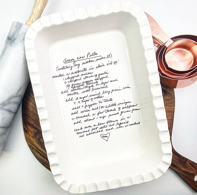 Handwriting baking pan