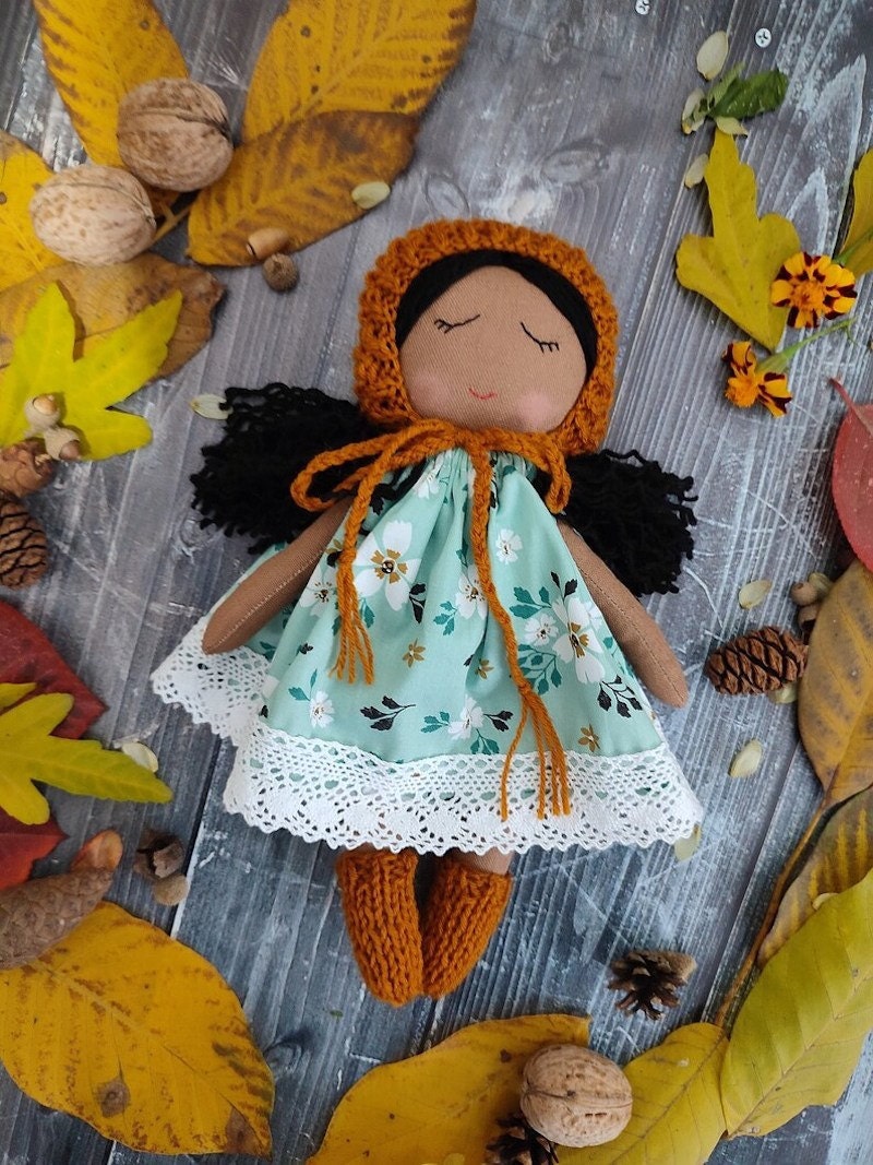 Handmade doll from Etsy.