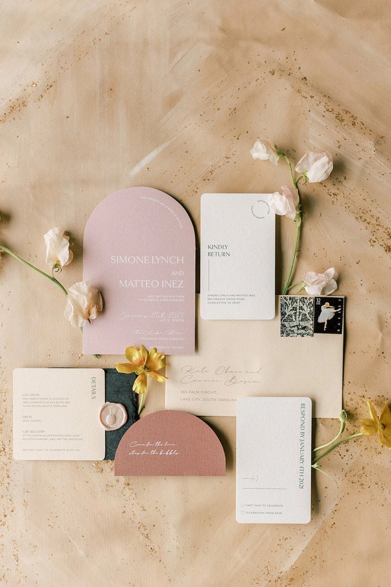 20 Best Wedding Invitations for Every Wedding Style on Etsy | Etsy
